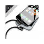 Cablu USB MCDODO, cu conector lightning, pentru Apple iPhone / iPad / iPod - 1,2 m - negru
