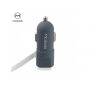 Încărcător auto MCDODO 3 în 1, cu conectori lightning şi două porturi USB, pentru Apple iPhone / iPad / iPod - 1,2 m -alb