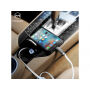 Încărcător auto MCDODO 3 în 1, cu conectori lightning şi două porturi USB, pentru Apple iPhone / iPad / iPod - 1,2 m -alb