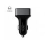 Încărcător auto MCDODO, cu două porturi normale şi un port de încărcare rapidă, (3.4A), pentru Apple iPhone / iPad / iPad - gri