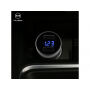 Încărcător auto MCDODO, cu două porturi (5V / 3.4A) şi display LED, pentru Apple iPhone / iPad / iPod - argintiu