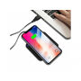 Încărcător / stativ wireless MCDODO, pătrat, pentru Apple iPhone - negru