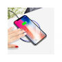 Încărcător wireless MCDODO, cu iluminat, pentru Apple iPhone - alb