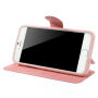 Husă MEILAITE din piele, cu clips magnetic, pentru Apple iPhone 6 / 6S – roz