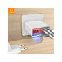 Încărcător MCDODO, cu trei porturi USB display digital, pentru Apple iPhone / iPad / iPod - alb
