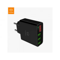 Încărcător MCDODO, cu trei porturi USB display digital, pentru Apple iPhone / iPad / iPod - negru