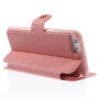 Husă MEILAITE din piele, cu clips magnetic, pentru Apple iPhone 6 / 6S – roz