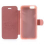 Husă MEILAITE din piele, cu clips magnetic, pentru Apple iPhone 6 / 6S – roz
