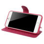 Husă MEILAITE din piele, cu clips magnetic, pentru Apple iPhone 6 / 6S – rose