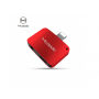 Reducţie MCDODO, cu conector lightning şi jack 3.5, pentru Apple iPhone - roşu