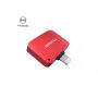 Reducţie MCDODO, cu conector lightning şi jack 3.5, pentru Apple iPhone - roşu