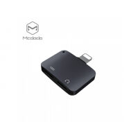 Reducţie MCDODO, cu doi conectori lightning, pentru Apple iPhone - negru