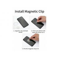 Accesorii MCDODO la suportul magnetic de telefon, pentru Apple iPhone - clip magnetic / autocolant / lavetă de curăţare