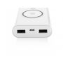 Powerbank MCDODO 8000mAh cu încărcare wireless, pentru Apple iPhone - alb