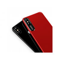 Carcasă de protecţie MCDODO, cu strat de protecţie din aluminiu pentru cameră, pentru Apple iPhone XS / iPhone X - roşu