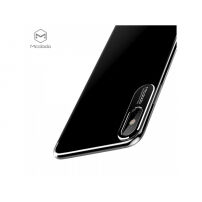 Carcasă de protecţie MCDODO, cu strat de protecţie din aluminiu pentru cameră, pentru Apple iPhone XS / iPhone X - transparent negru