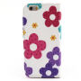 Husă cu slot-uri de carduri, pentru Apple iPhone 6 / 6S - Model floral