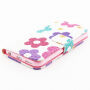 Husă cu slot-uri de carduri, pentru Apple iPhone 6 / 6S - Model floral
