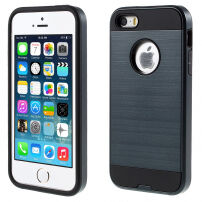 Husă 2 în 1, pentru Apple iPhone 5 / 5S / SE (2016) - albastru
