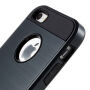 Husă 2 în 1, pentru Apple iPhone 5 / 5S / SE (2016) - albastru