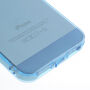 Husă transparentă pentru Apple iPhone S5 / 5S / SE (2016) - albastru