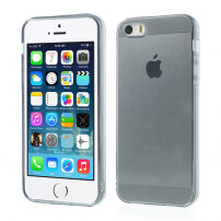 Husă transparentă pentru Apple iPhone S5 / 5S / SE (2016) - gri