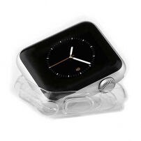 Husă din cauciuc BASEUS, ultra subţire, pentru Apple Watch 38mm (gr. 0,65mm) – transparentă