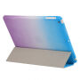 Carcasă / husă Smart curcubeu, cu funcţie sleep şi stativ, pentru Apple iPad 9,7" (2017) / iPad 2018 - violet-albastru