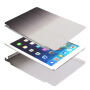 Carcasă / husă Smart curcubeu, cu funcţie sleep şi stativ, pentru Apple iPad 9,7" (2017) / iPad 2018 - alb-negru
