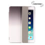 Carcasă / husă Smart curcubeu, cu funcţie sleep şi stativ, pentru Apple iPad 9,7" (2017) / iPad 2018 - alb-negru