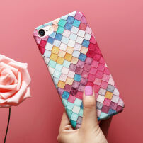 Carcasă de protecţie, din plastic, cu model de solzi coloraţi, pentru Apple iPhone 6 Plus / 6S plus