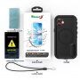 RedPepper husă anti-șoc rezistent la apă cu încărcare MagSafe pentru iPhone 12 mini - negru