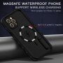 RedPepper husă anti-șoc rezistent la apă impact cu încărcare MagSafe pentru iPhone 12 Pro - negru