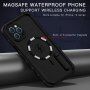 RedPepper husă anti-șoc rezistent la apă cu încărcare MagSafe pentru iPhone 12 Pro Max - negru
