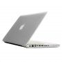 Husă transparent mată pentru MacBook Pro 15" (A1286) - alb