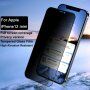 IMAK Super sticlă durabilă Anti-spy securizată pentru iPhone 12 mini - negru
