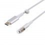 Cablu de încărcare cu conectori USB-C / MagSafe (tvar L) pentru MacBook - 1,6 m - alb