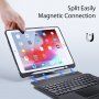 DUX DUCIS carcasă cu tastatură, touchpad și spațiu pentru Apple Pencil pentru iPad 10,2" (2019-2021) / Air 3 (2019) / Pro 10,5" - negru