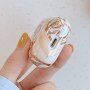 Husă din plastic moale pentru AirPods 1 / 2 - flori mov
