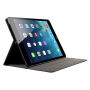 Husă MUTURAL, din piele artificială, cu stativ, pentru iPad 9,7" (2017/2018) / Pro 9,7" / Air 1 / 2 - negru cu broderie