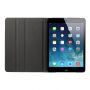 Husă MUTURAL, din piele artificială, cu stativ, pentru iPad 9,7" (2017/2018) / Pro 9,7" / Air 1 / 2 - negru cu broderie