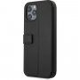 Karl Lagerfeld Heads carcasă flip pentru iPhone 12 Pro Max - negru
