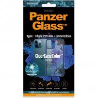 PanzerGlass ClearCase husă antibacteriană pentru Apple iPhone 12 Pro Max - albastru