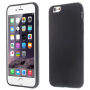 Carcasă lucioasă din gel, pentru Apple iPhone 6 / 6S - neagră