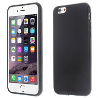 Carcasă lucioasă din gel, pentru Apple iPhone 6 / 6S - neagră