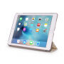 Carcasă / husă de protecţie, cu funcţie sleep şi stativ, pentru Apple iPad Pro 9,7" / Air 2 - alb cu model roz-auriu