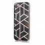 Carcasă din plastic moale marmură mozaic pentru iPhone 5 / 5S / SE (2016) - verde