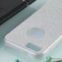 Carcasă sclipitoare pentru iPhone 5 / 5S / SE (2016) - argintiu