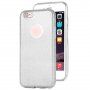 Carcasă sclipitoare pentru iPhone 6 / 6S - argintiu