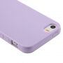 Carcasă lucioasă din gel, pentru Apple iPhone 5 / 5S / SE (2016) - violet deschis